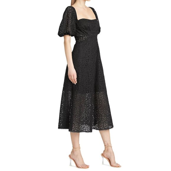 NWT ML Monique Lhuillier Lace Midi Dress, Size 4 ($645)